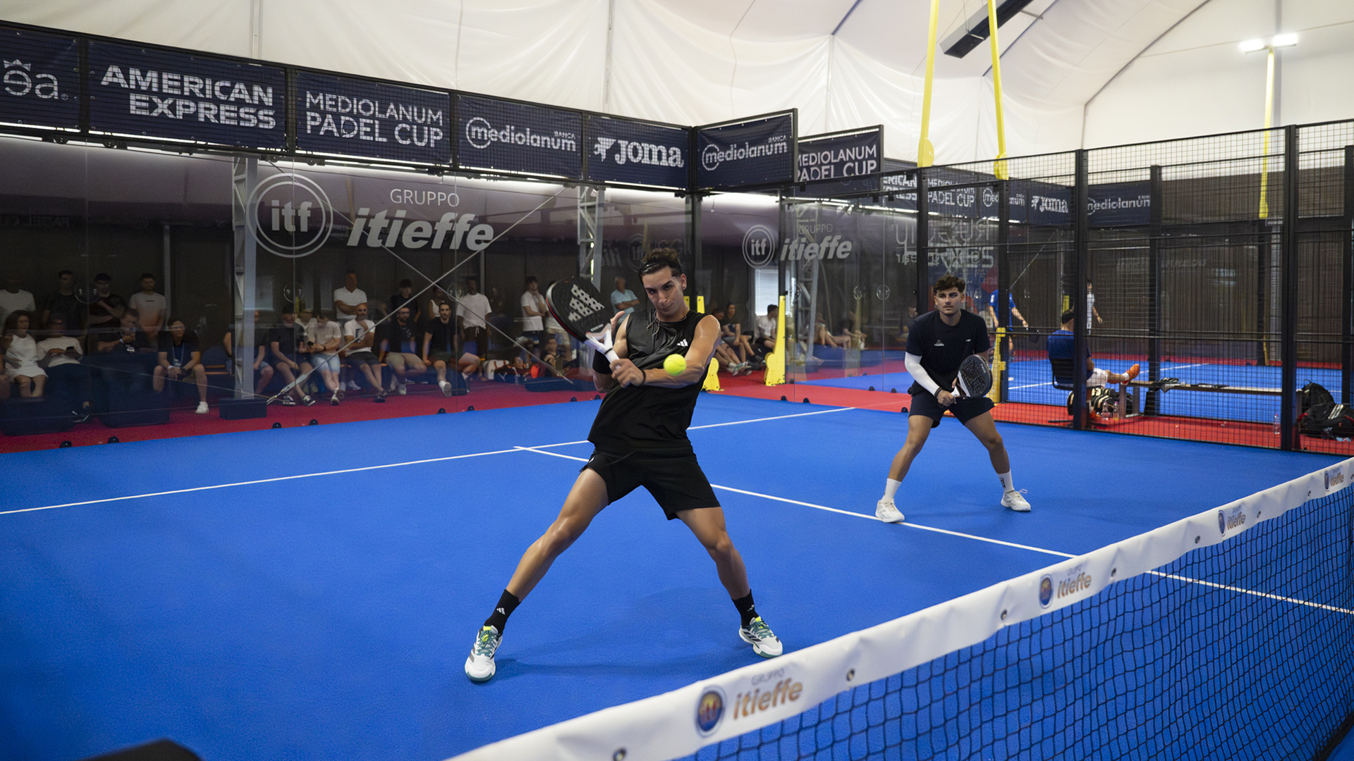 MEDIOLANUM PADEL CUP, TREVISO SI TINGE DI AZZURRO:  SEMIFINALE PER ABBATE-MONTIEL NEL MASCHILE  E PAPPACENA-PARMIGIANI NEL FEMMINILE