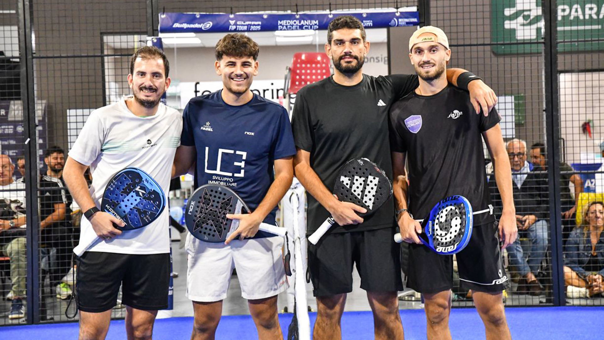MEDIOLANUM PADEL CUP, DOMANI SEMIFINALI E FINALI CON I BIG MONDIALI. OGGI PALAVILLAGE ‘ON FIRE’ PER IL DERBY DEL PADEL
