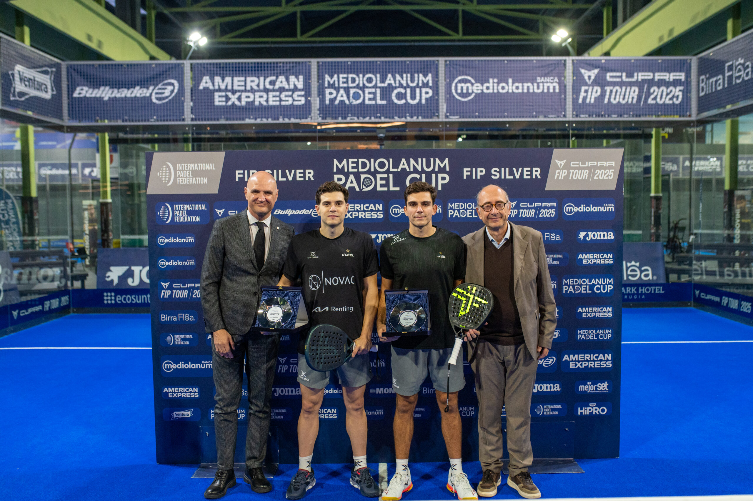 MEDIOLANUM PADEL CUP, A PERUGIA FANTASTICO BIS PER BARAHONA E GARCIA. NEL FEMMINILE TRIONFANO NURIA RODRIGUEZ E LUCIA MARTINEZ
